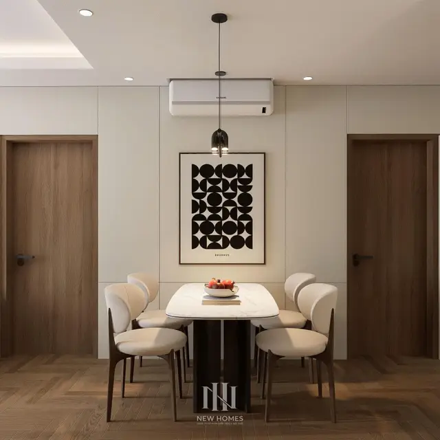 Bếp – phòng ăn — Căn 3PN Hiện đại — Ecolake
