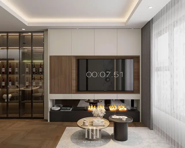 Phòng khách — Căn 3PN Hiện đại — Ecolake
