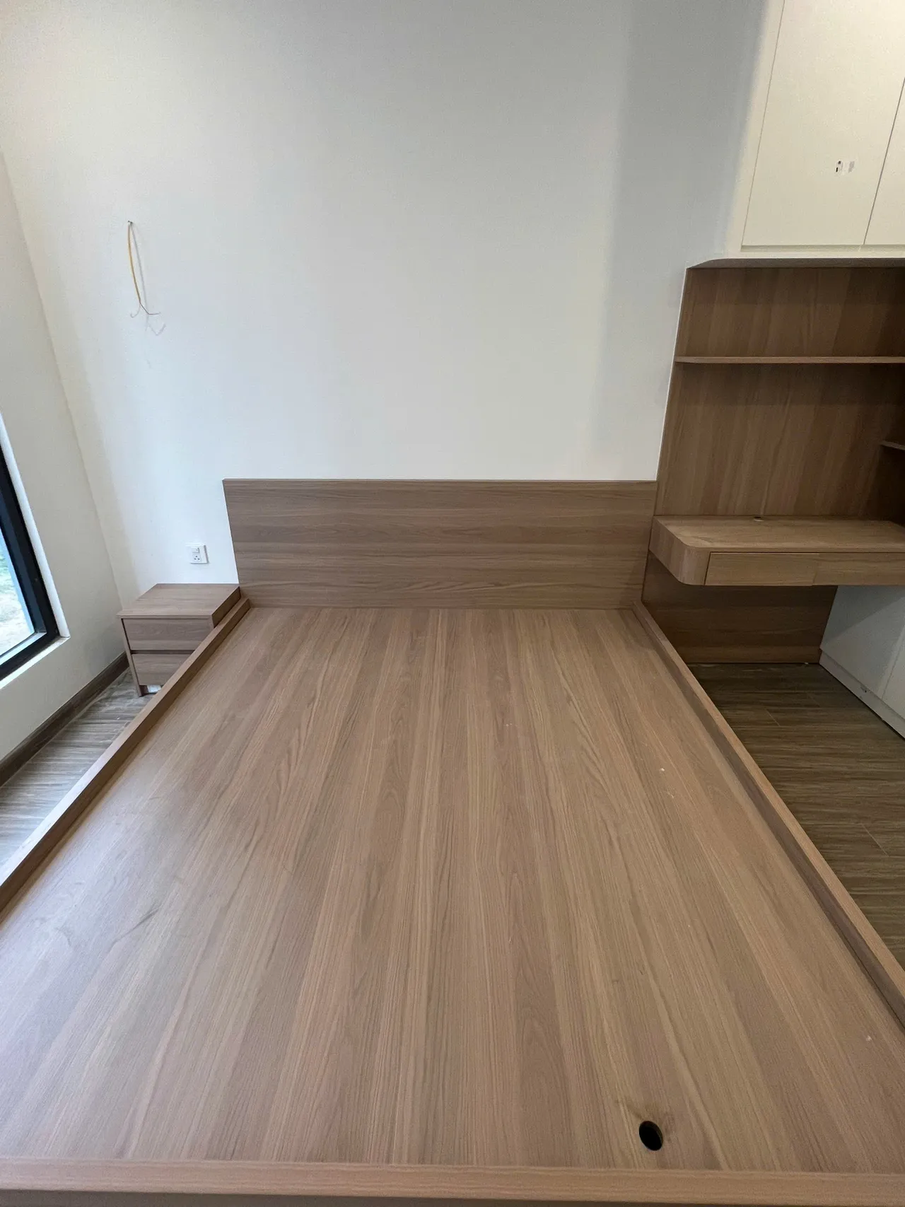 Căn 2PN Hiện đại — GS5 Vinhomes Smart City — phòng ngủ master, hoàn thiện thực tế