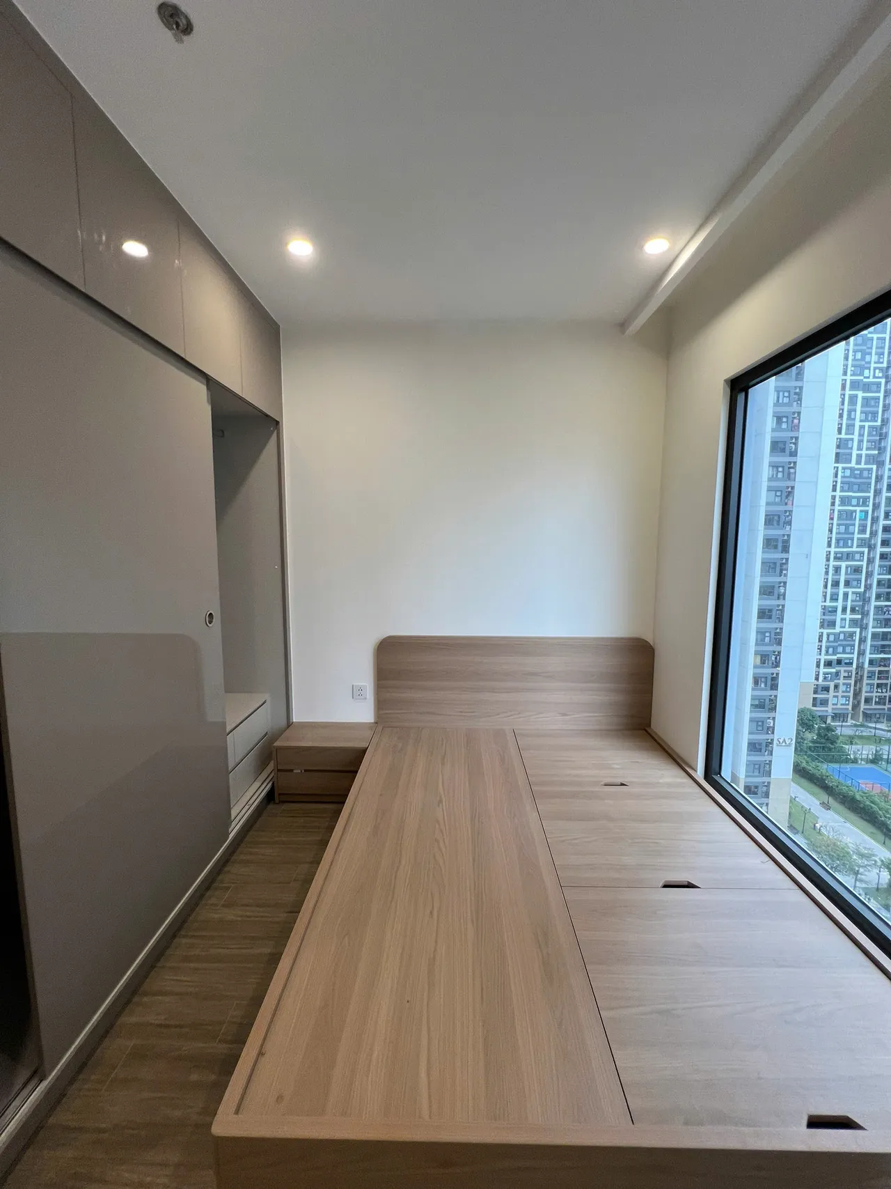 Căn 2PN Hiện đại — GS5 Vinhomes Smart City — phòng ngủ 2, hoàn thiện thực tế