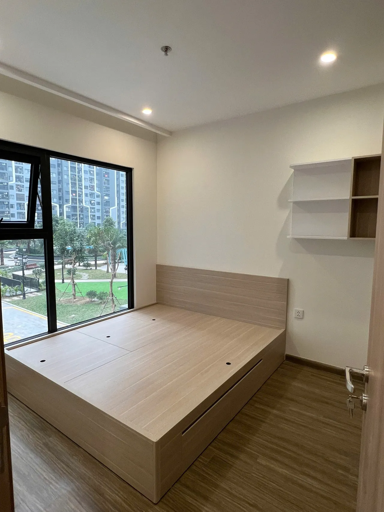 Căn 2PN Hiện đại — GS5 Vinhomes Smart City — phòng ngủ 2, hoàn thiện thực tế