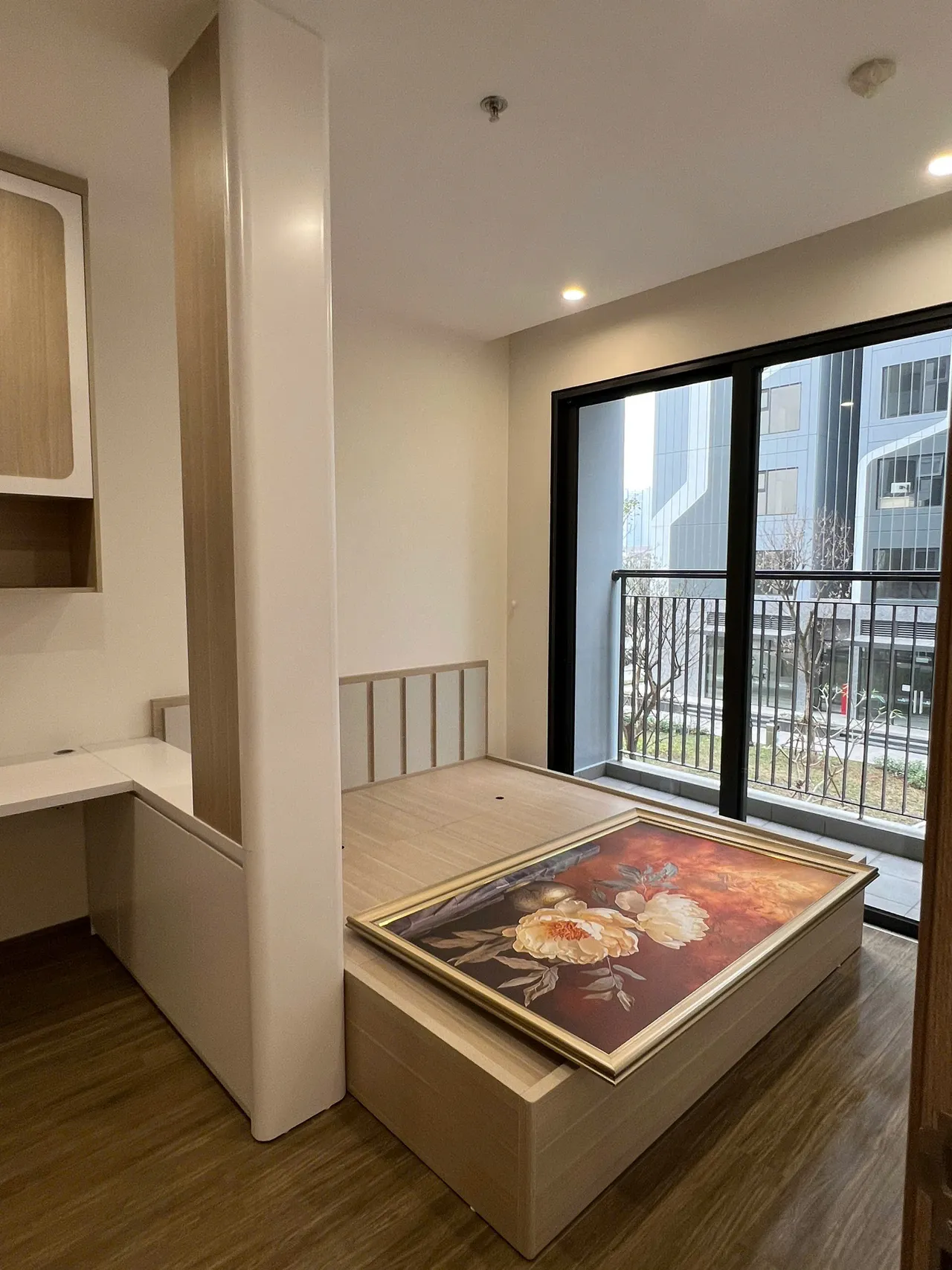 Căn 2PN Hiện đại — GS5 Vinhomes Smart City — phòng ngủ master, hoàn thiện thực tế