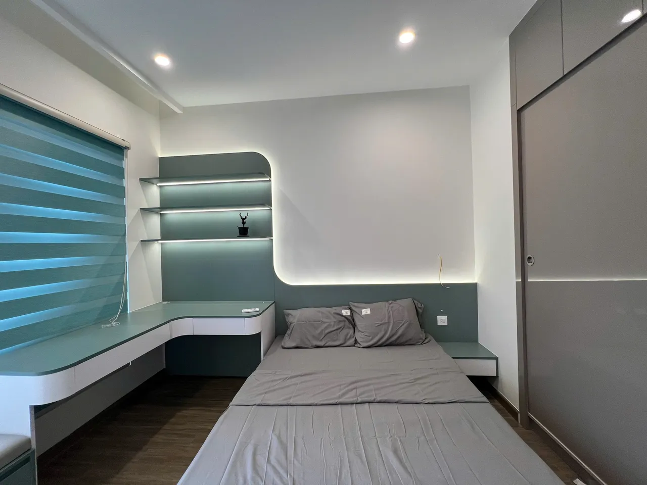 Căn 2PN Hiện đại — GS5 Vinhomes Smart City — phòng ngủ 2, hoàn thiện thực tế