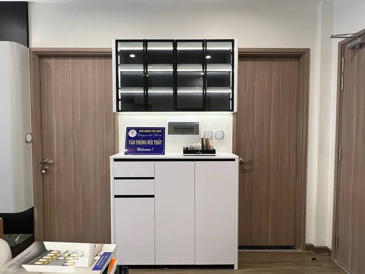 Căn 2PN Hiện đại — GS5 Vinhomes Smart City — sảnh – lối vào, hoàn thiện thực tế