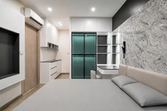 Phòng ngủ master — Căn 2PN Hiện đại — GS5 Vinhomes Smart City