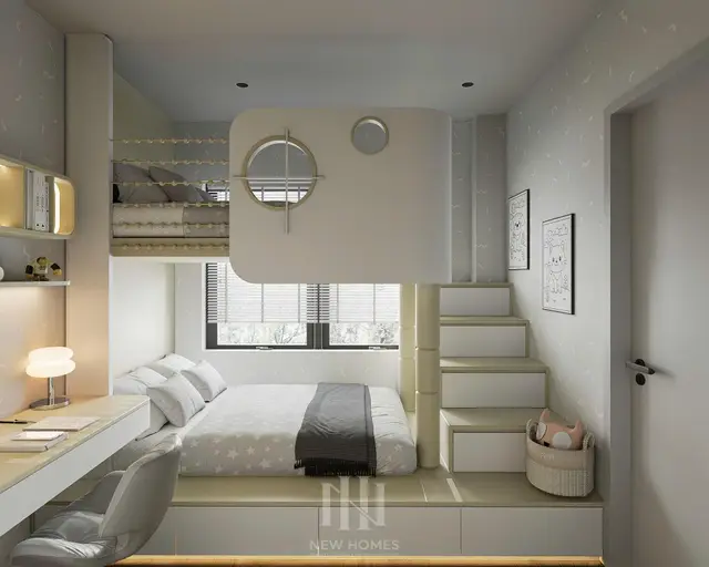 Phòng ngủ 2 — Căn 2PN Hiện đại — GS6 Vinhomes Smart City
