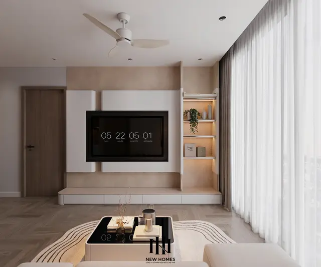 Phòng khách — Căn 2PN Hiện đại — GS6 Vinhomes Smart City