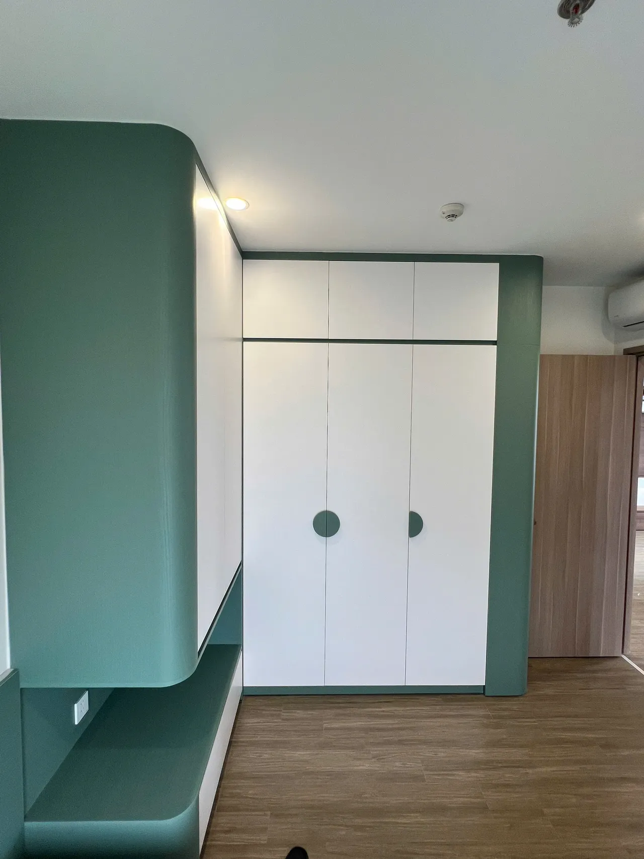 Căn 3PN Hiện đại — GS6 Vinhomes Smart City — phòng ngủ 2, hoàn thiện thực tế