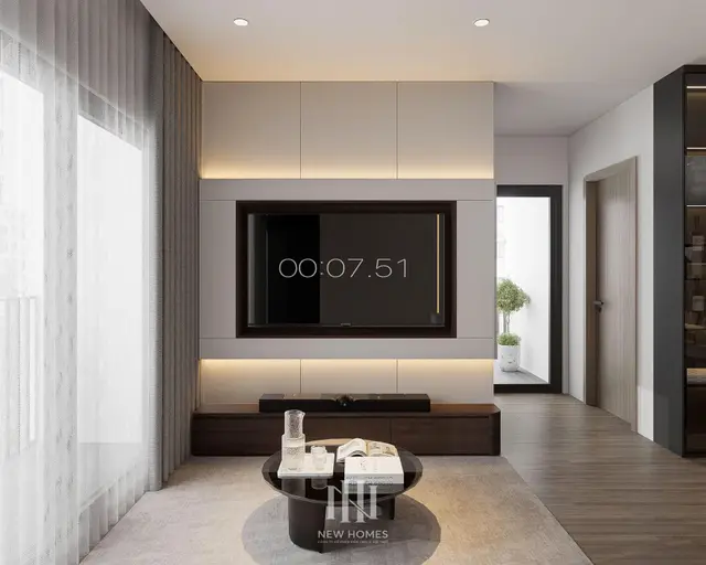 Phòng khách — Căn 3PN Hiện đại — GS6 Vinhomes Smart City