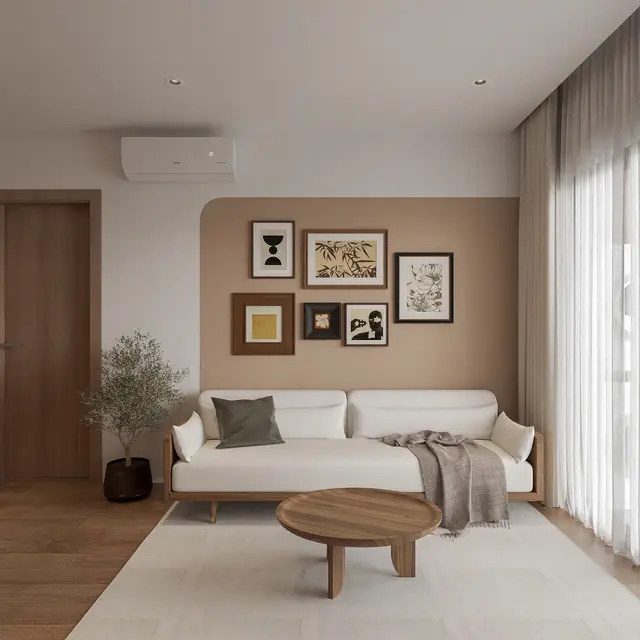 Phòng khách — Căn 1PN Hiện đại — GS6 Vinhomes Smart City