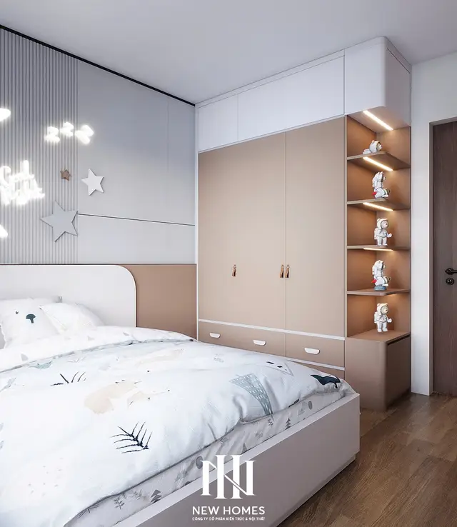 Phòng ngủ 2 — Căn 2PN Hiện đại — GS6 Vinhomes Smart City
