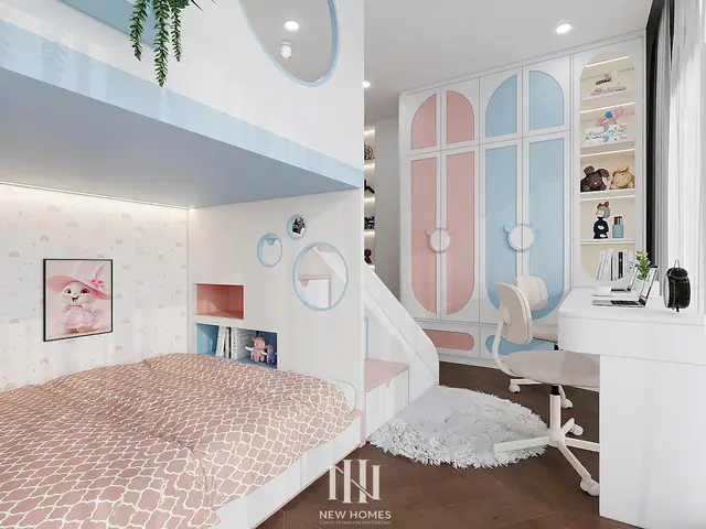 Phòng ngủ 2 — Căn 3PN Hiện đại — Lumière Evergreen toà A1