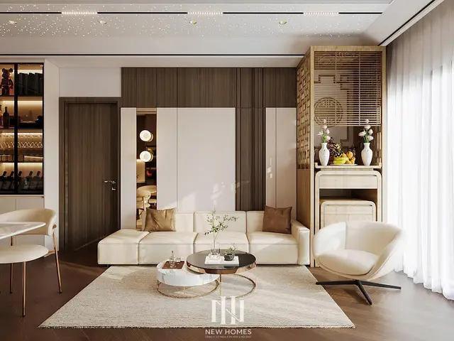 Căn 3PN Hiện đại — Lumière Evergreen toà A1