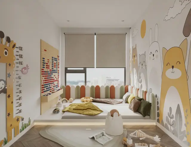 Phòng ngủ 2 — Căn 2PN Hiện đại — Lumière Evergreen toà A1