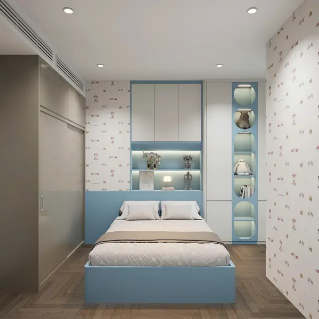 Phòng ngủ 3 — Căn 3PN Hiện đại — Lumière Evergreen toà A1