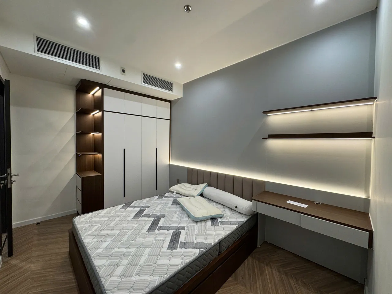 Căn 3PN Hiện đại — Lumière Evergreen toà A2 — phòng ngủ 2, hoàn thiện thực tế
