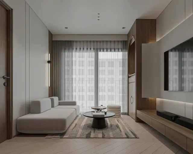 Căn 1PN Hiện đại — Lumière Evergreen toà A2