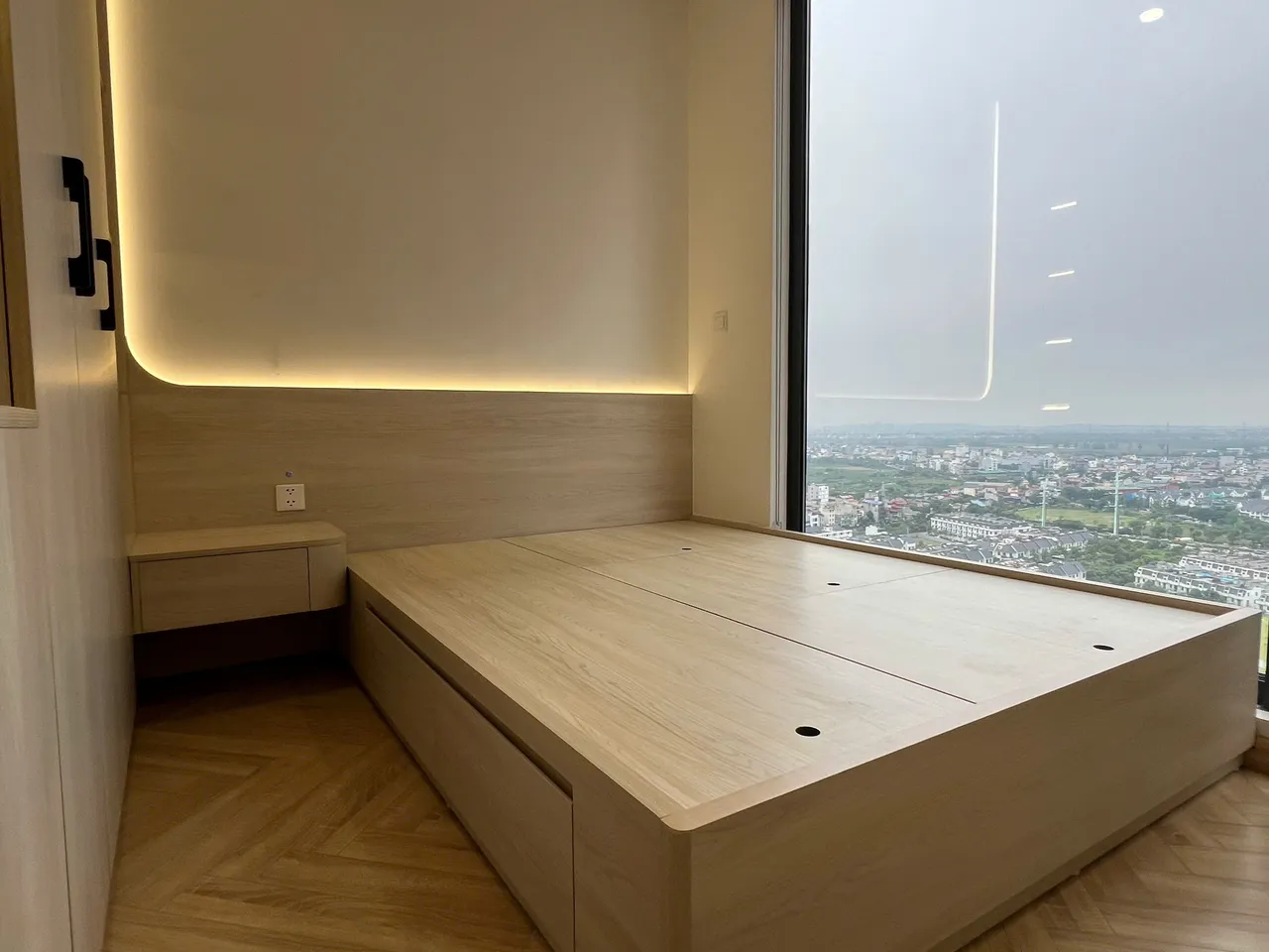 Mẫu nội thất Hiện đại — Masterise — phòng ngủ 2, hoàn thiện thực tế