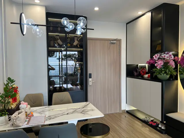 Bếp – phòng ăn — Căn 1PN Hiện đại — SA1 Vinhomes Smart City