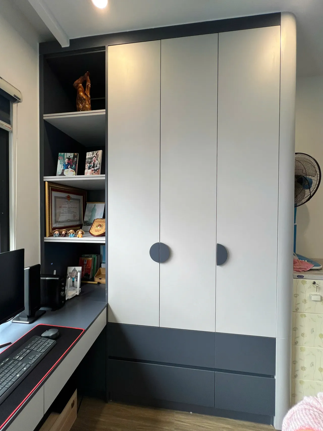 Căn 2PN Hiện đại — SA1 Vinhomes Smart City — phòng ngủ 2, hoàn thiện thực tế