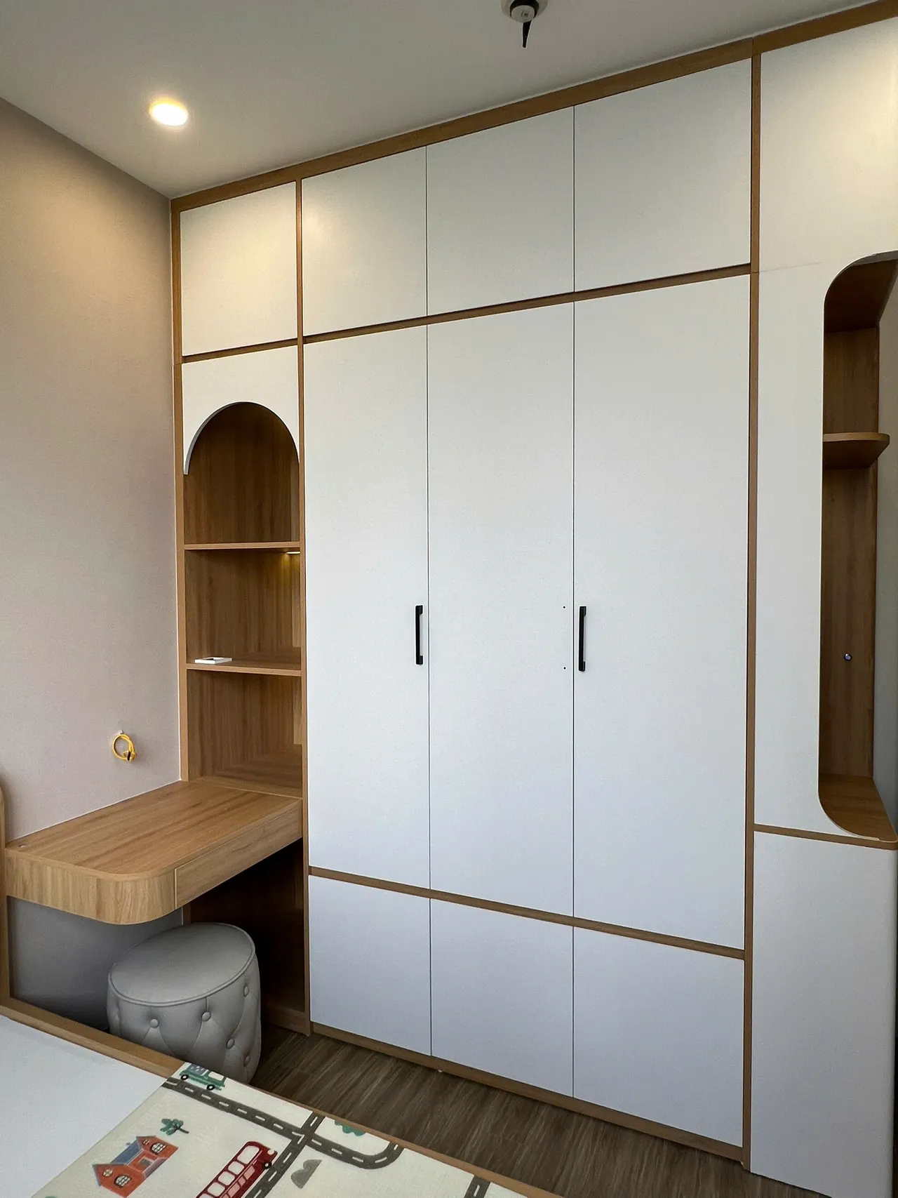 Căn 2PN Hiện đại — TC3 Vinhomes Smart City — phòng ngủ 2, hoàn thiện thực tế