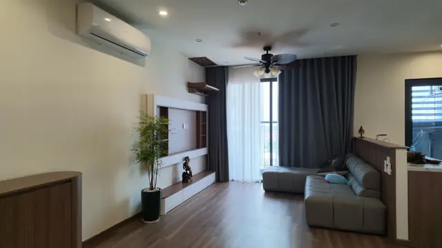 Phòng khách — Căn 2PN Hiện đại — The Beverly BE2 Vinhomes Ocean Park